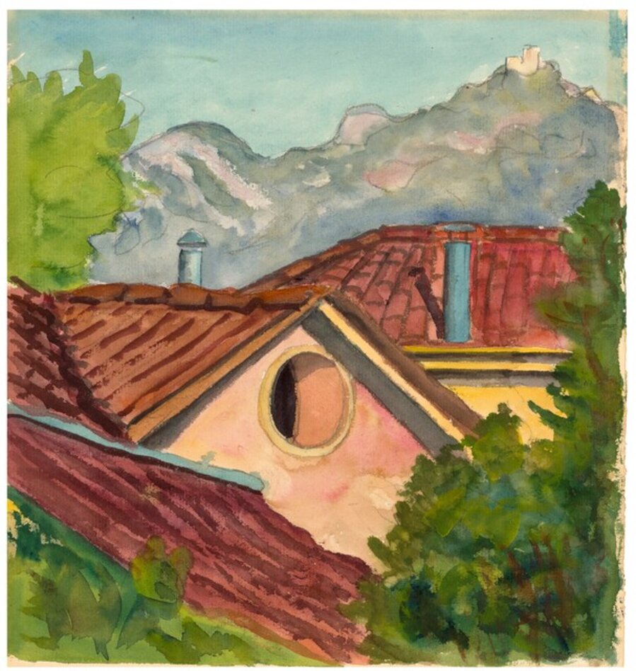 Hausdächer Montagnola