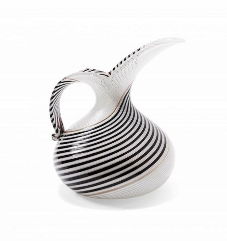 Vintage Murano Glass Pitcher for Aureliano Toso