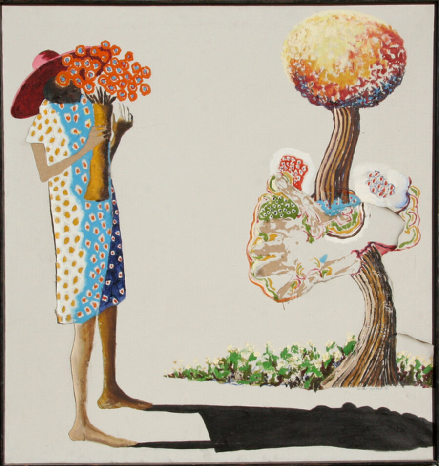 Woman with Flowers