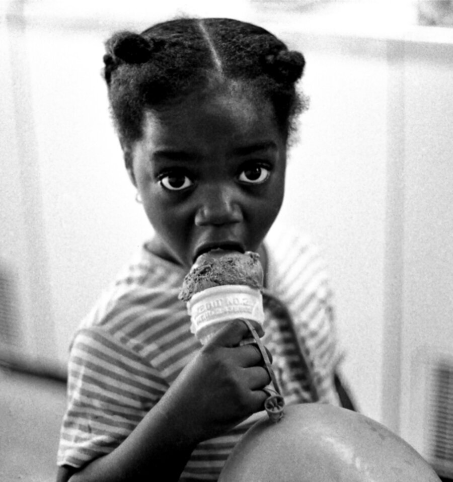 Girl Eating Ice Cream, Chicago