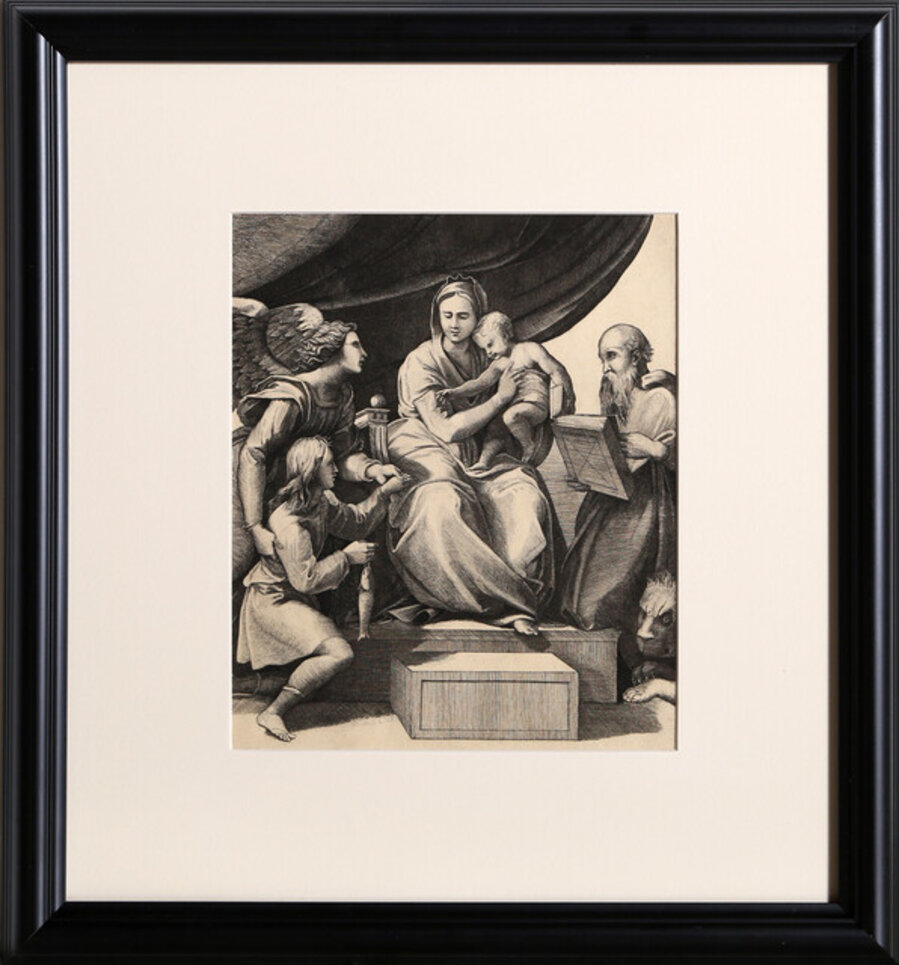 La Vierge au Poisson (d'apres Raphael)