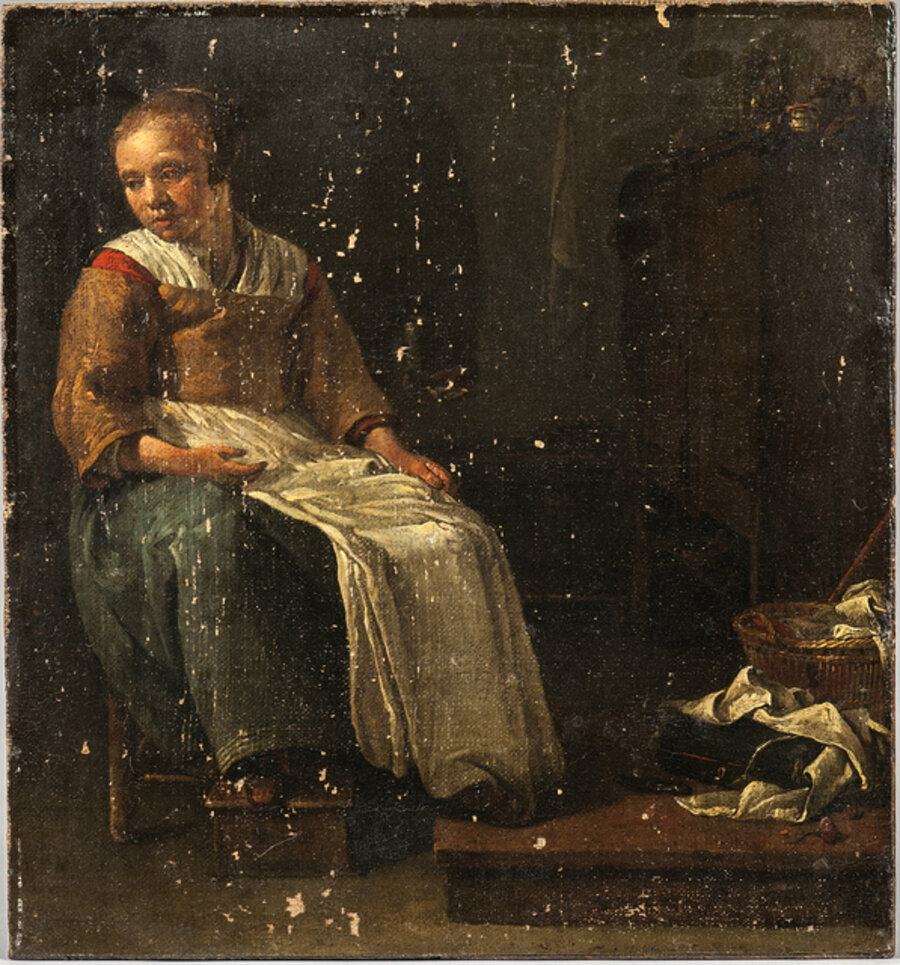 Young Woman in an Interior