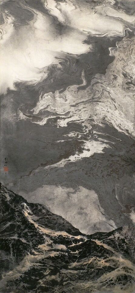 Liu Kuo-sung 刘国松, ‘Flowing clouds 浮雲似流水’, 1982