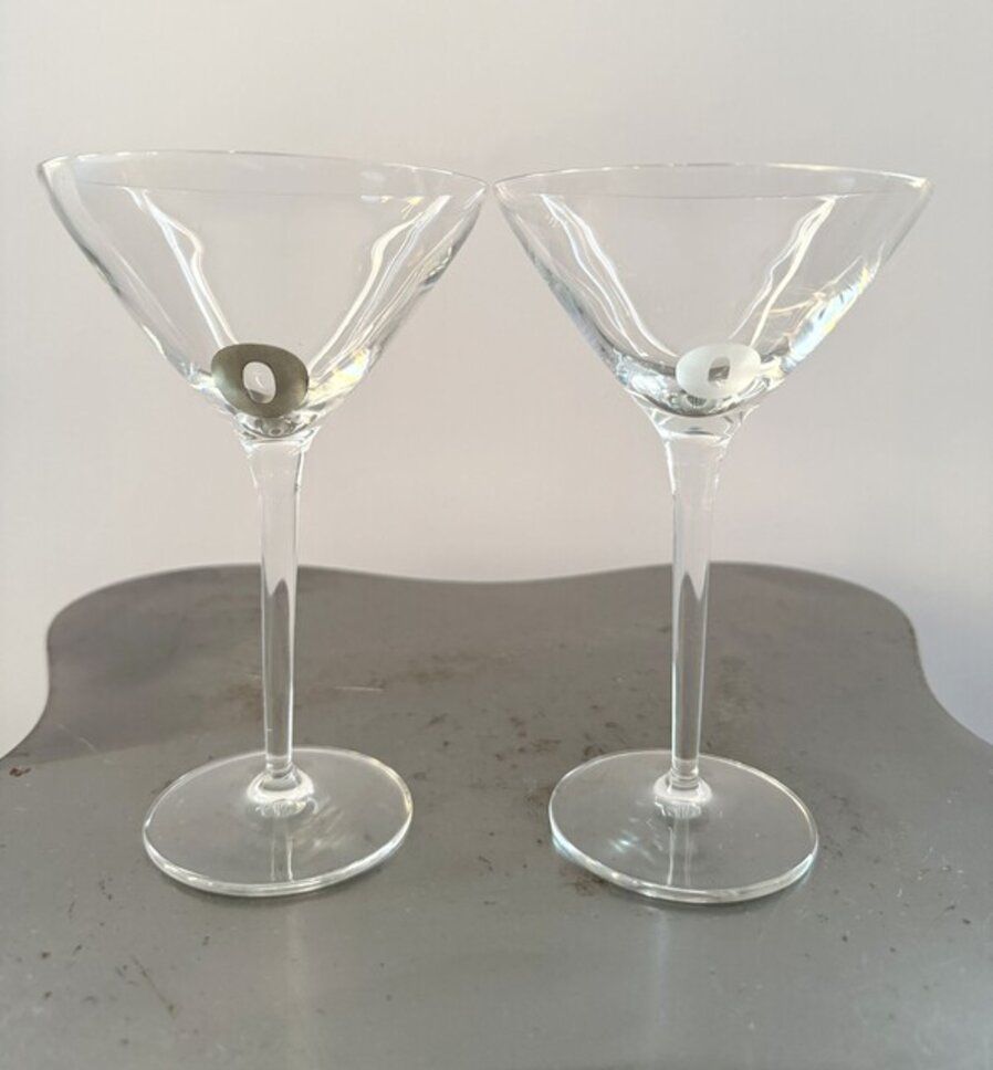 Untitled (Pair of Martini glasses)