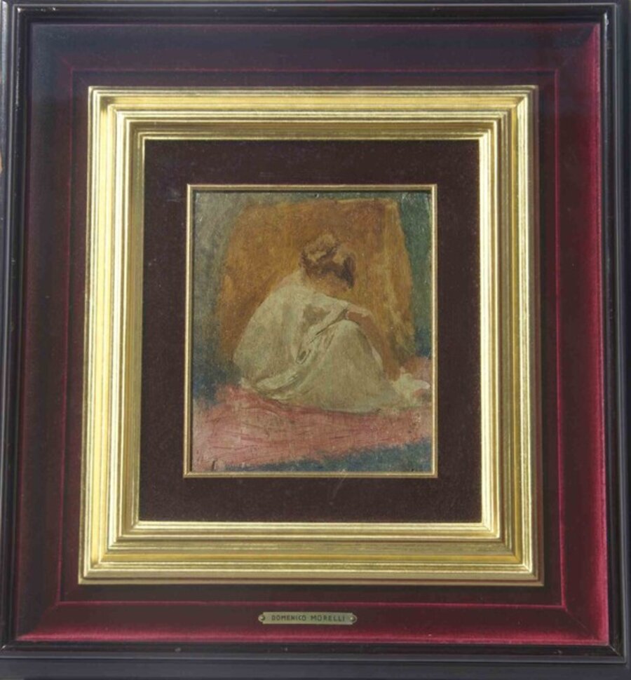 Seated female figure