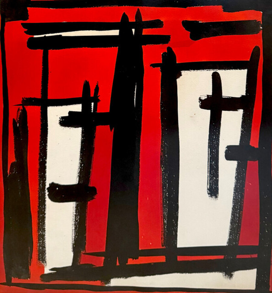 Red, Black & White