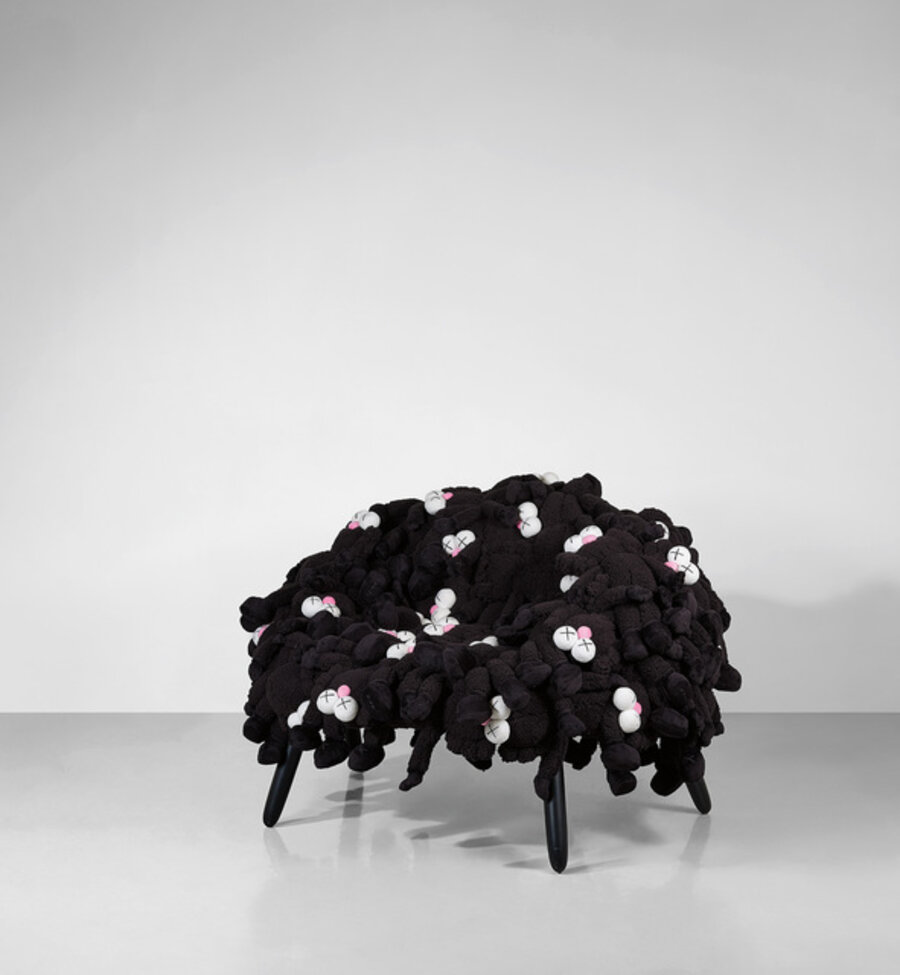 KAWS Chair Black