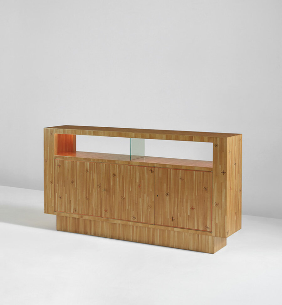 Étoile double-sided illuminated bar, from the Parachini residence, France