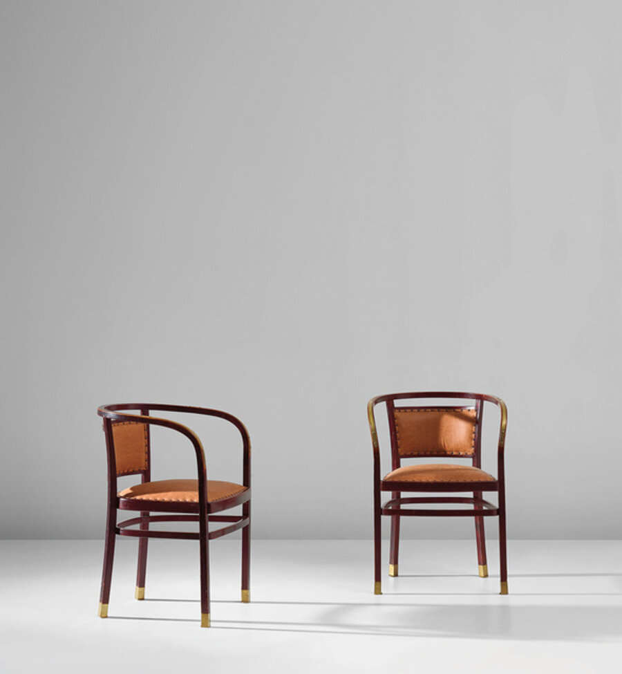 Pair of armchairs, model no. 718/F