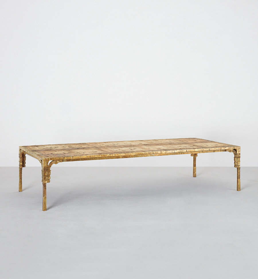 Table Basse Or Tout Bronze (Grand Modèle)