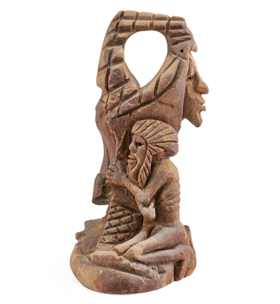 Untitled (Figure and Face)