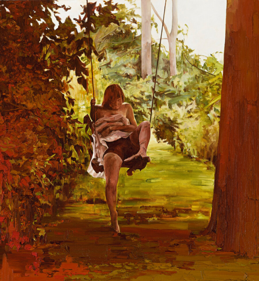 Girl on a Swing