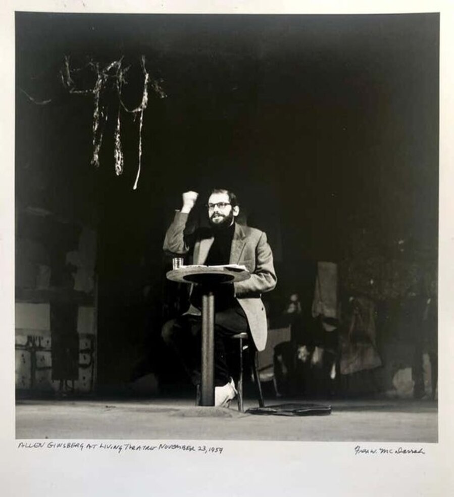 Allen Ginsberg At Living Theater