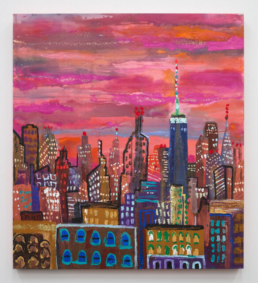 Peachy NYC Sunset