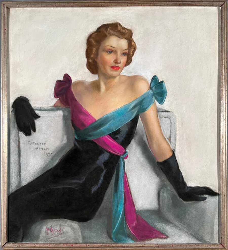 Saturday Evening Post Cover, Evening Gown May 21st, 1938