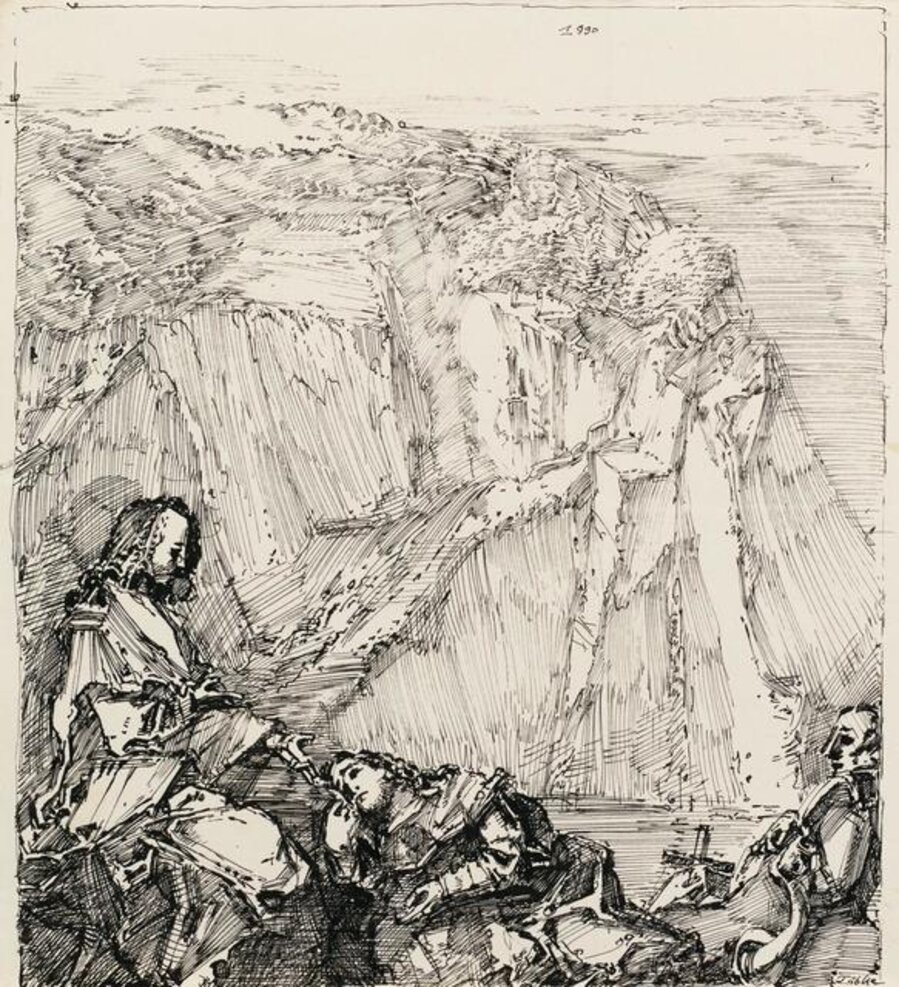 Kreuz in der Bucht