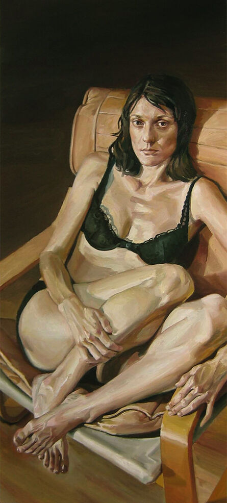 Stephen Wright, ‘Portrait of Kem in a Black Bra’, 2005