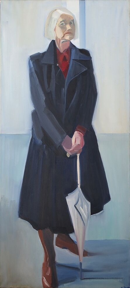 Louisa Matthíasdóttir, ‘Self-portrait with Dark Coat’, 1991