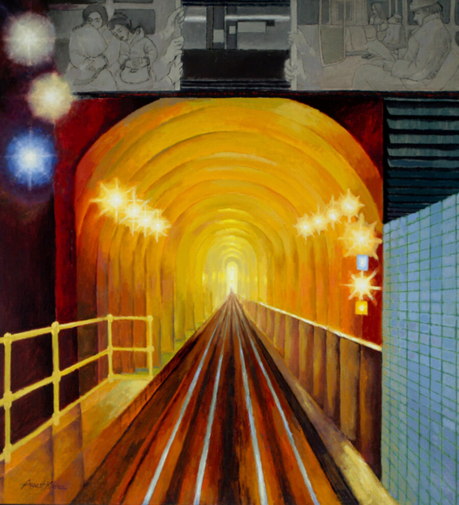 Subway in Glowing Colors