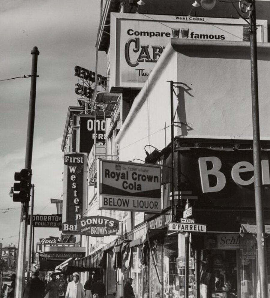 Corner of O'Farrell and Filmore Streets, San Francisco