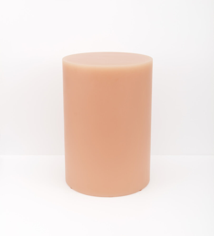 SOAP Column Stool / Side Table - Salmon