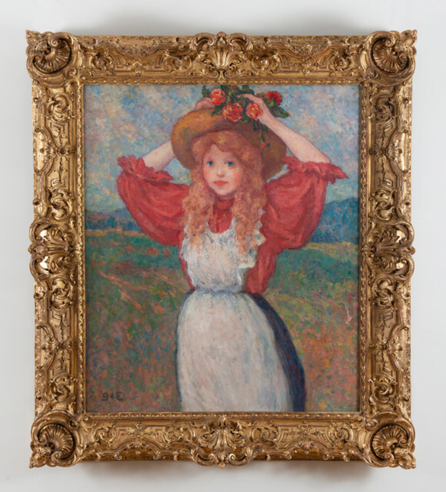 Le chapeau fleuri
