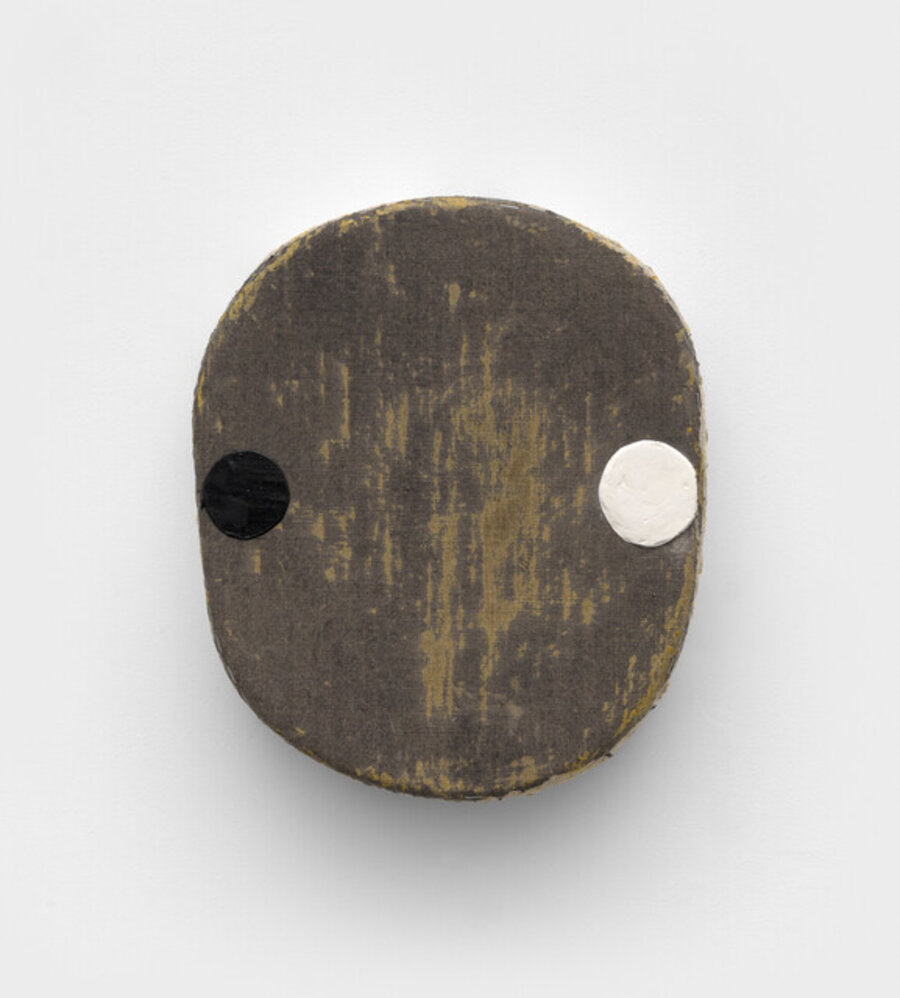 Shape With Black Circle and White Circle