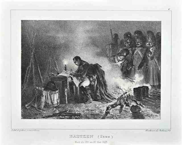 Napoleon in Bautzen (Saxe)