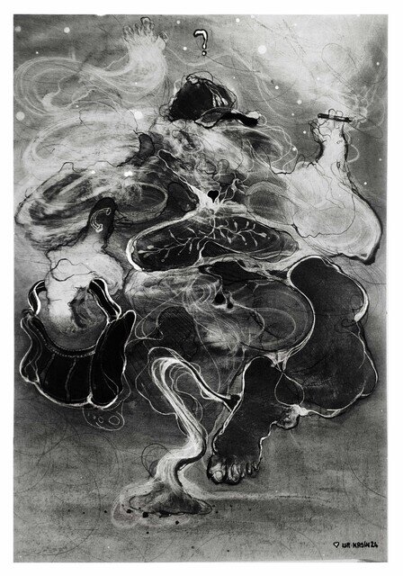 Study for 'The Meteor'