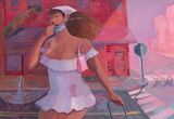 Cielo Felix-Hernandez’s Pink-Hued Paintings Are Awash with Diasporic Nostalgia