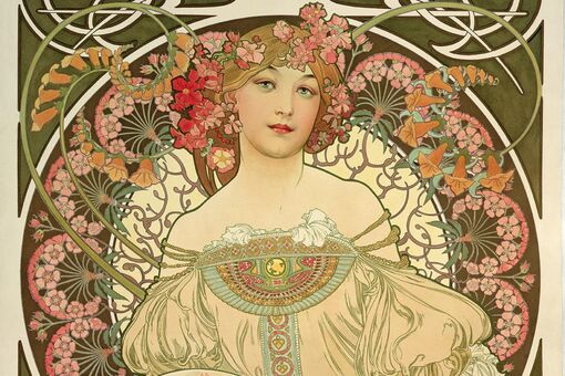 How Alphonse Mucha’s Iconic Posters Came to Define Art Nouveau