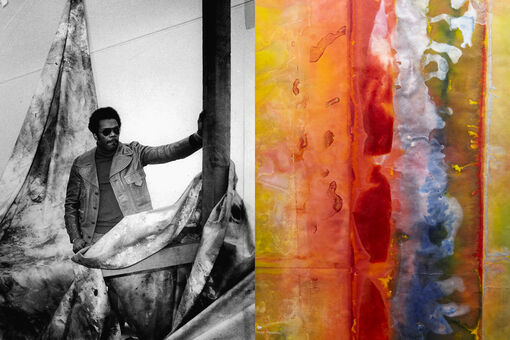 Abstract Pioneer Sam Gilliam Is Still Making Innovative Paintings
