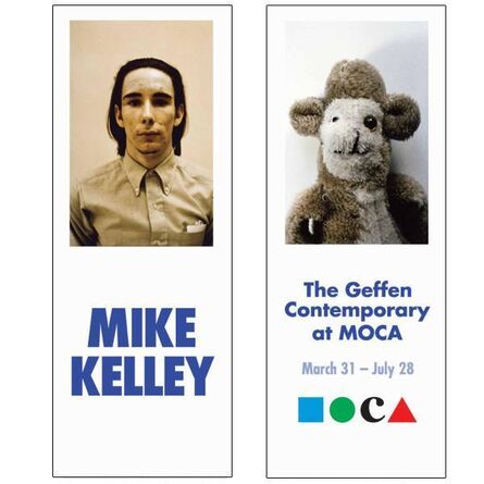 Mike Kelley, ‘Rare Mike Kelley MOCA Museum Exhibition Used and Professionally Cleaned Double Sided Street Banner "Monkey"  Original Banner’, 2014