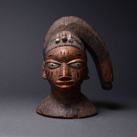 Unknown Yoruba, ‘Yoruba Wooden Polychrome Egungun Headdress Mask’, 20th Century AD