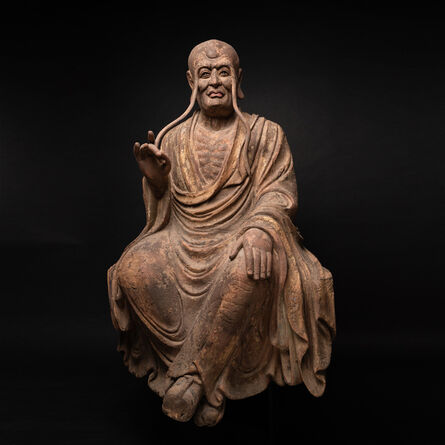 Ming Dynasty, ‘Ming Wooden Sculpture of Arhat Asita’, Ming Dynasty, c. 1368 , 1644 A.D.