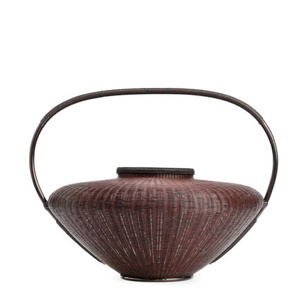 Tanabe Chikuunsai II, ‘Pot Style Flower Basket with Handle "Fuki" 17 1240’, 1910-2000