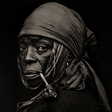 Dana Gluckstein, ‘Woman with Pipe, Haiti’, 1983