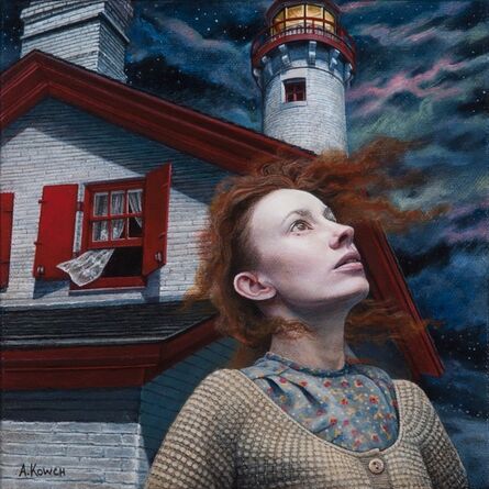 Andrea Kowch, ‘Night Watch - 1st Limited Edition Framed Hand Signed Print’, 2019