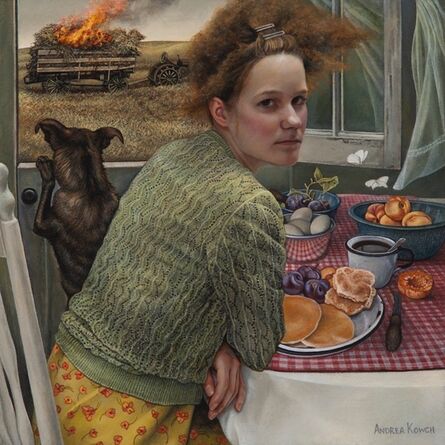 Andrea Kowch, ‘Flame - 1st Limited Edition Framed Hand Signed Print’, 2019
