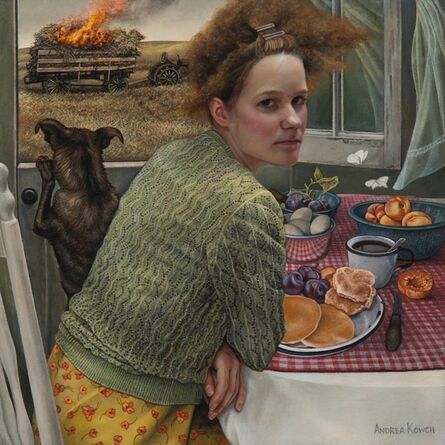 Andrea Kowch, ‘Flame - 1st Limited Edition Framed Hand Signed Print’, 2019