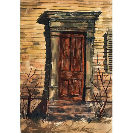 Richard Anuszkiewicz, ‘Old Door’, 1953