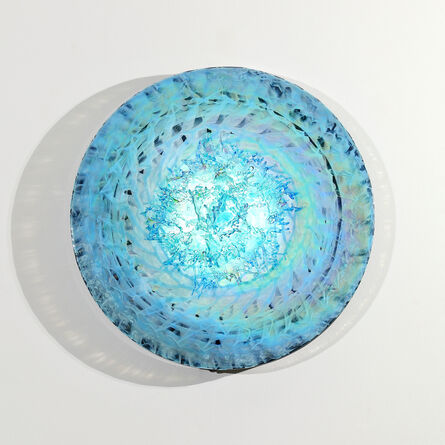 Annalù Boeretto, ‘Light Disc blue Lotus’, 2022