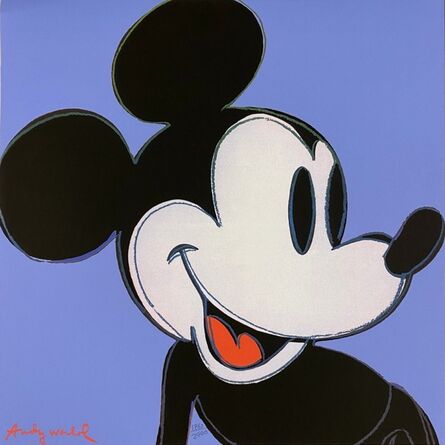 Andy Warhol, ‘ Mickey Mouse (Blue)’, 1986