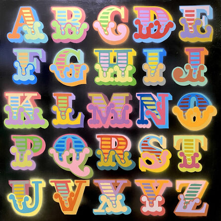 Ben Eine, ‘|Alphabet - Circus Font (Framed)’, 2018