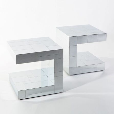 Paul Evans (1931-1987), ‘Cityscape C-Shaped Side Tables’, 1970