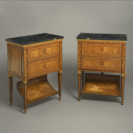 Italian, 18th Century, ‘AN EXCEPTIONAL PAIR OF TUSCAN NEO-CLASSICAL COMMODINI, PROBABLY SIENESE’, ca. 1790