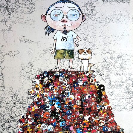 Takashi Murakami, ‘Pom & Me: On the Red Mound of the Dead ’, 2013