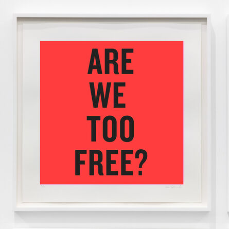 Douglas Coupland, ‘Are we too free?’, 2020