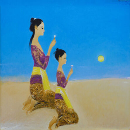 Srihadi Soedarsono, ‘Mother and Daughter - Contemplation For Love and Peace’, 2019