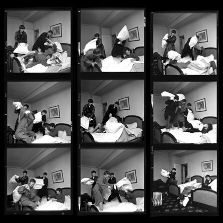 Harry Benson, ‘Beatles Pillow Fight Times Nine, Paris’, 1964